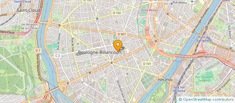 localisation de l'entreprise BSB à BOULOGNE-BILLANCOURT