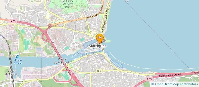 localisation de l'entreprise BSB EAT  MARTIGUES