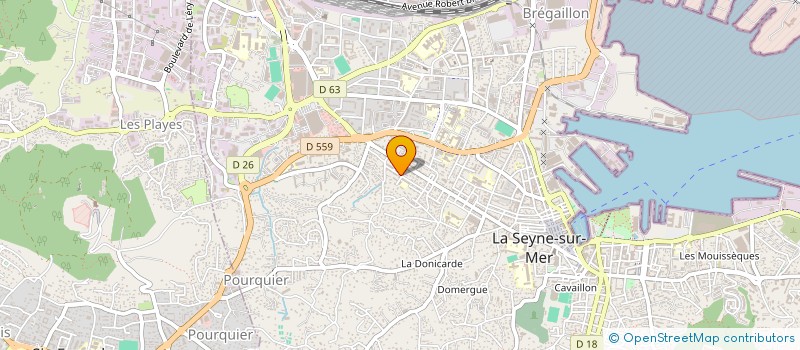 localisation de l'entreprise BSB MACONNERIE à LA SEYNE-SUR-MER