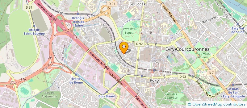 localisation de l'entreprise BSB RENOVATION  EVRY-COURCOURONNES