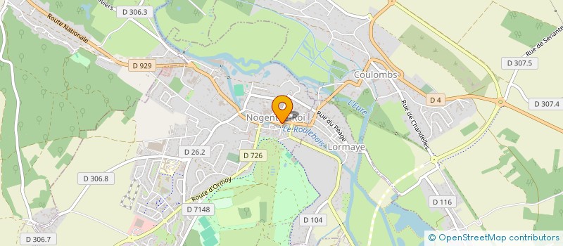 localisation de l'entreprise BSB SERVICE à NOGENT-LE-ROI
