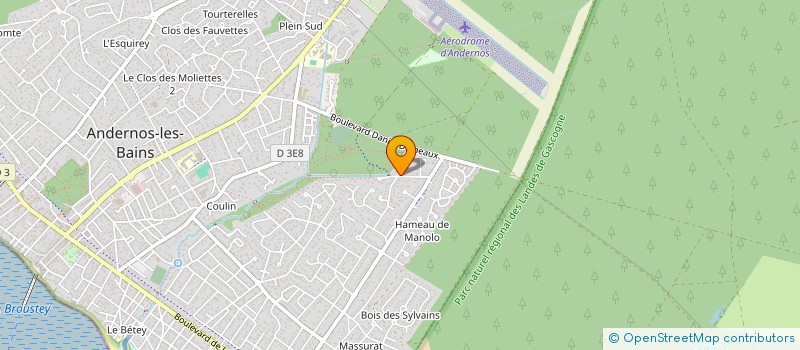 localisation de l'entreprise BSBC à ANDERNOS-LES-BAINS