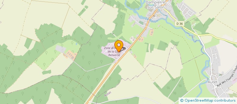 localisation de l'entreprise BSBG BAT  DAMPIERRE-SUR-SALON