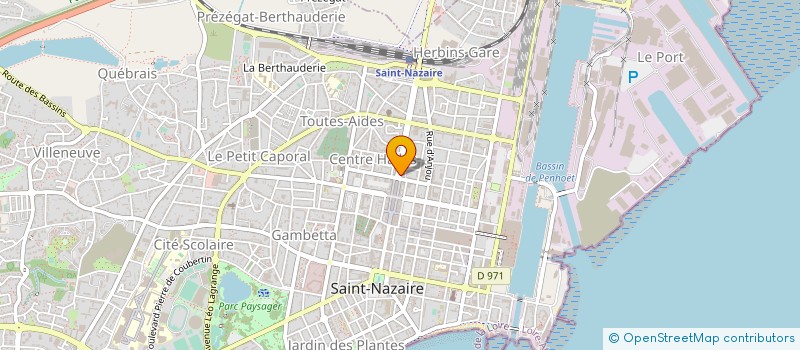 localisation de l'entreprise BSC à SAINT-NAZAIRE