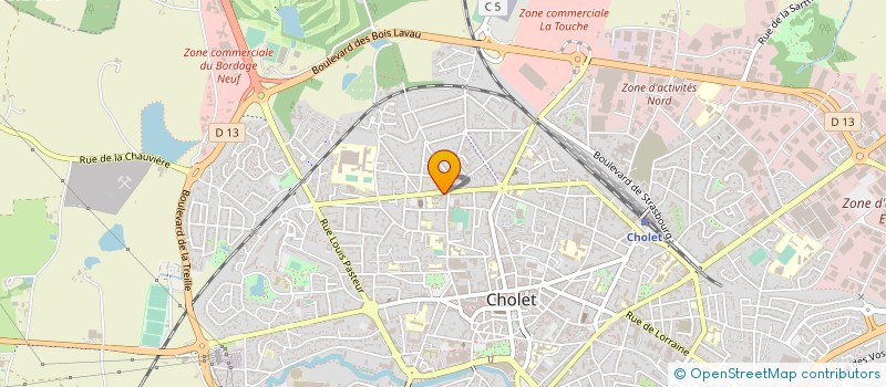 localisation de l'entreprise BSC à CHOLET