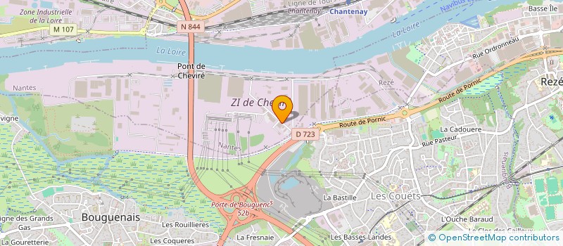 localisation de l'entreprise BSC CENTRALE  NANTES