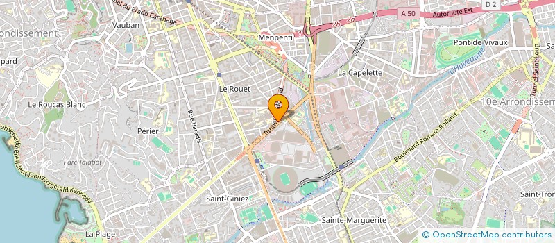 localisation de l'entreprise BSC CLIMATISATION CHAUFFAGE SOLAIRE POMPE A CHALEUR  MARSEILLE