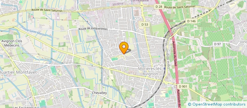 localisation de l'entreprise BSC HOLDING  MORIERES-LES-AVIGNON