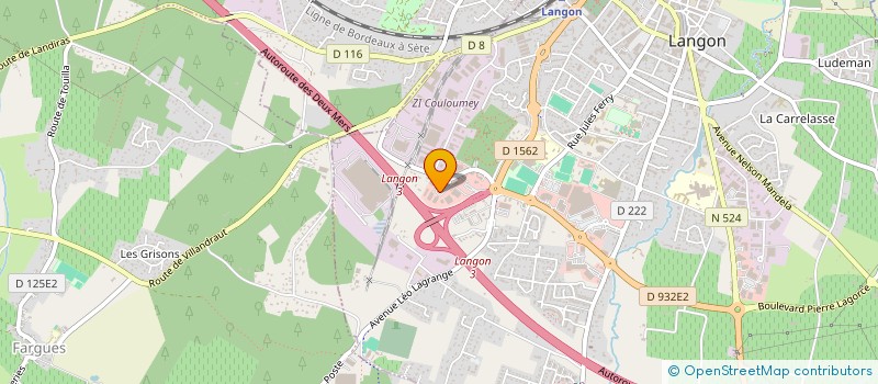 localisation de l'entreprise BSC LANGON à LANGON