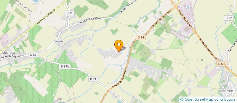 localisation de l'entreprise BSC RECRUTEMENT  VILLEMUR-SUR-TARN