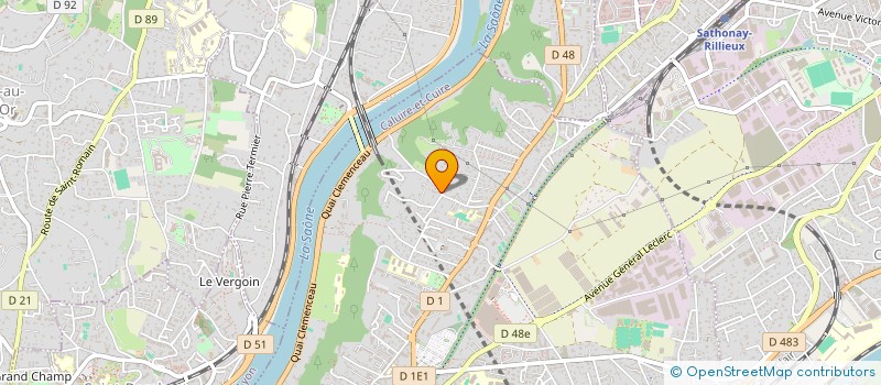 localisation de l'entreprise BSC ROUX  CALUIRE-ET-CUIRE