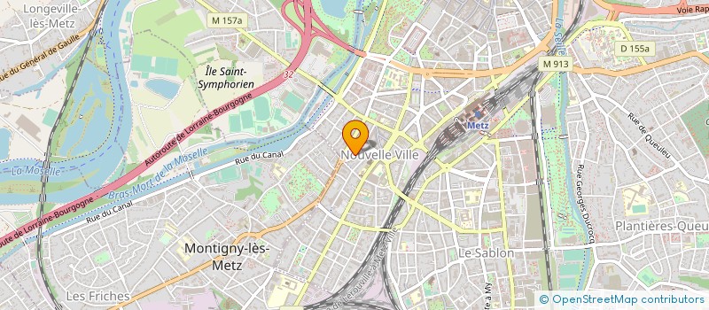 localisation de l'entreprise BSCH  METZ