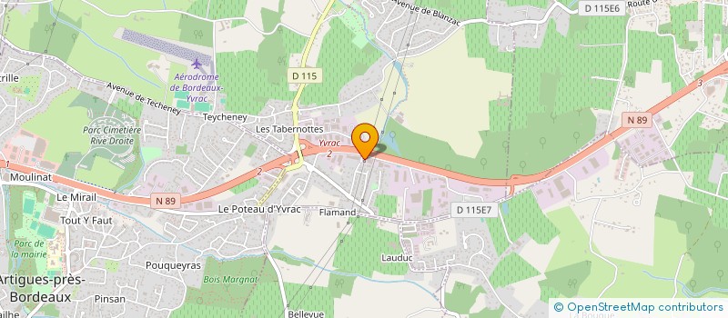 localisation de l'entreprise BSCI  POMPIGNAC