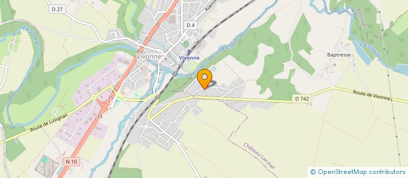 localisation de l'entreprise BSCJ IMMO  CHATEAU-LARCHER