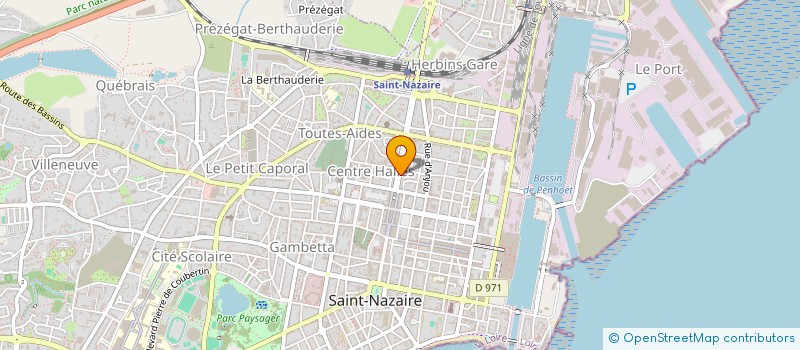 localisation de l'entreprise BSCVT POMPES FUNEBRES  SAINT-NAZAIRE