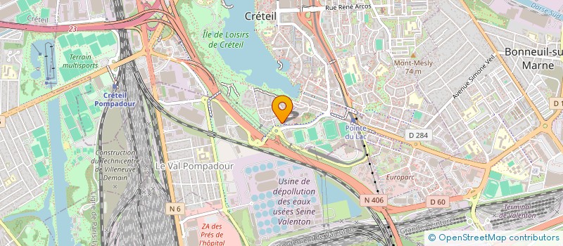 localisation de l'entreprise BSD 11 à CRETEIL