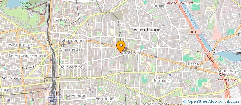 localisation de l'entreprise BSD 26 à VILLEURBANNE