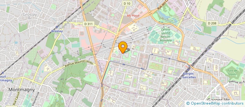 localisation de l'entreprise BSD 55 à SARCELLES
