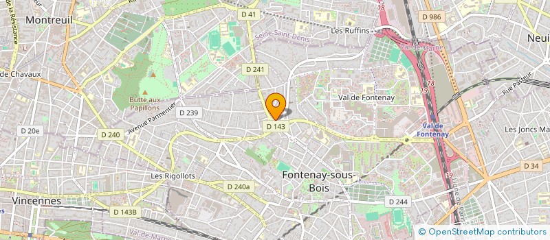 localisation de l'entreprise BSD 770 à FONTENAY-SOUS-BOIS