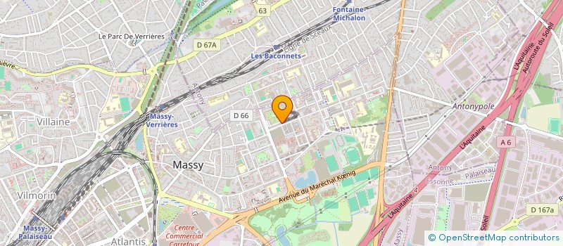 localisation de l'entreprise BSD à MASSY