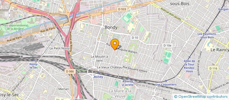 localisation de l'entreprise BSD BAT à BONDY