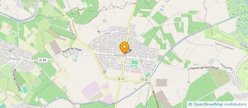 localisation de l'entreprise BSD CATALAN  ALENYA