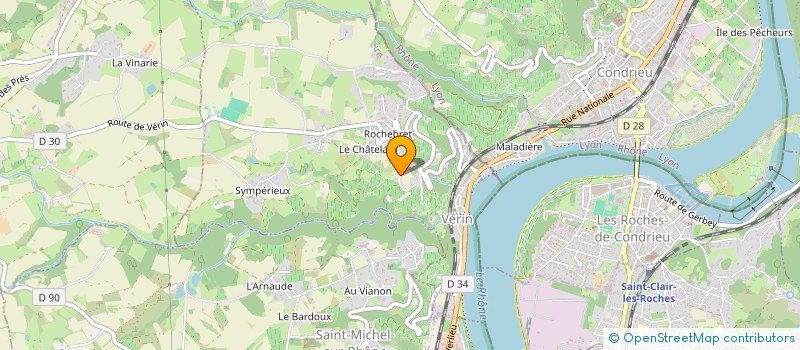 localisation de l'entreprise BSD.CONSULT à CHAVANAY