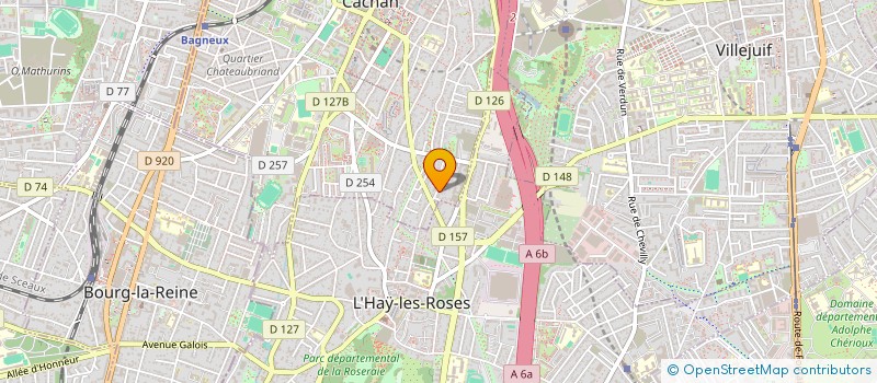 localisation de l'entreprise BSD CONSULTING à CACHAN
