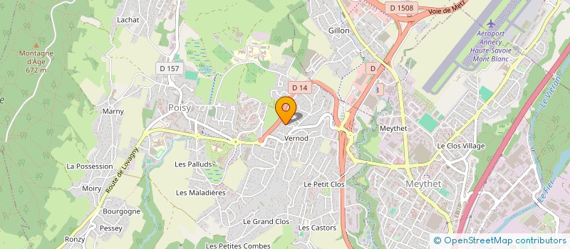 localisation de l'entreprise BSD FRANCE  POISY