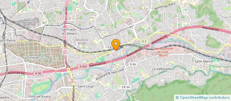 localisation de l'entreprise BSD FRUITS  MARSEILLE