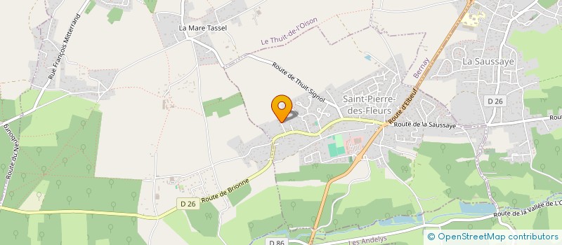 localisation de l'entreprise BSD IMMOINVEST  SAINT-PIERRE-DES-FLEURS