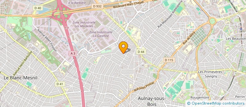 localisation de l'entreprise BSD3 à AULNAY-SOUS-BOIS