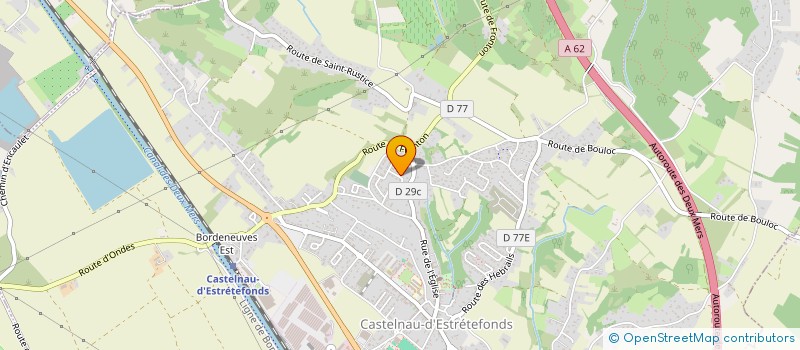 localisation de l'entreprise BSD31 BUDO SYSTEME DEFENSE 31  CASTELNAU-D'ESTRETEFONDS