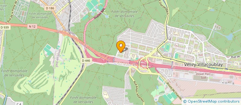 localisation de l'entreprise BSDF4  VELIZY-VILLACOUBLAY