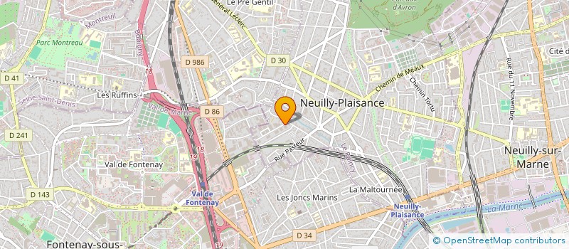 localisation de l'entreprise BSE à NEUILLY-PLAISANCE
