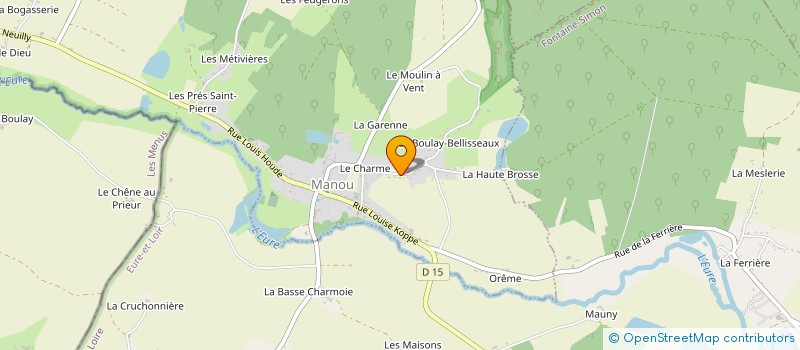 localisation de l'entreprise BSF à MANOU