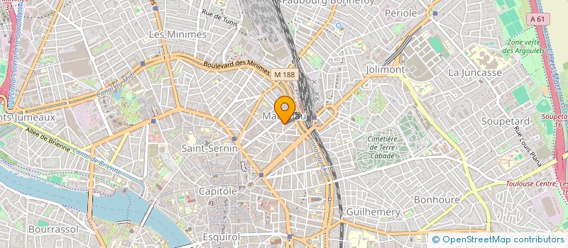 localisation de l'entreprise BSF à TOULOUSE