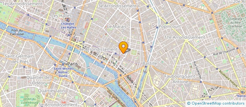 localisation de l'entreprise BSF  PARIS