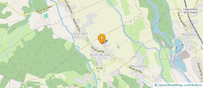 localisation de l'entreprise BSF  ARROS-DE-NAY