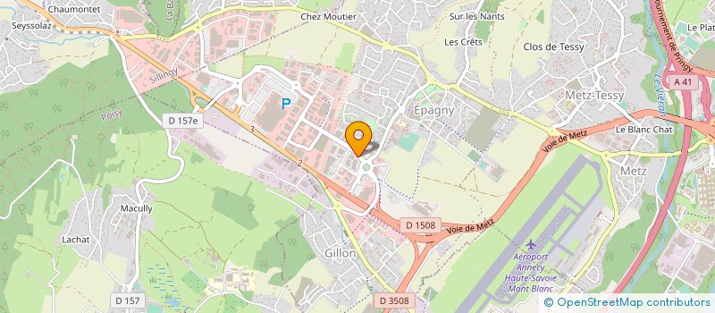 localisation de l'entreprise BSF ANNECY  BEYNOST