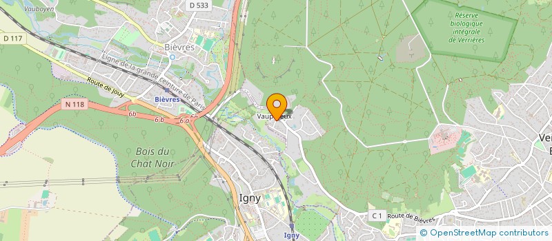 localisation de l'entreprise BSF COLLECTIONS à VERRIERES-LE-BUISSON