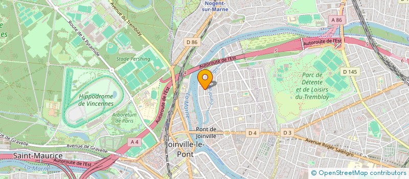 localisation de l'entreprise BSF IMMO à JOINVILLE-LE-PONT