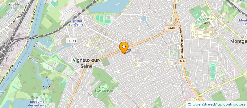 localisation de l'entreprise BSF IMMOBILIER à VIGNEUX-SUR-SEINE