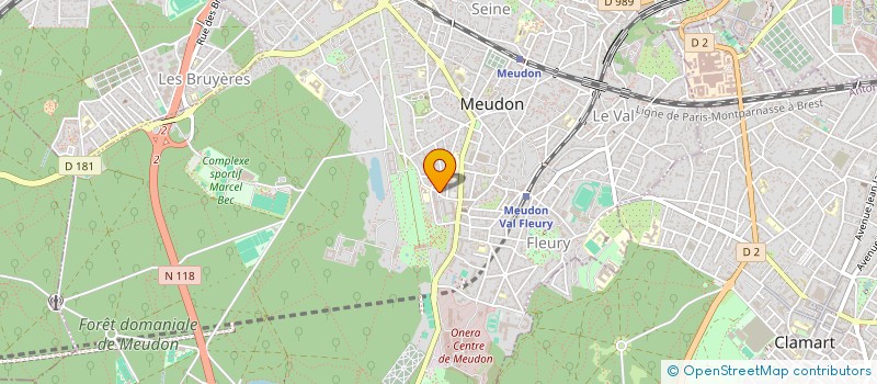 localisation de l'entreprise BSF INVEST à MEUDON