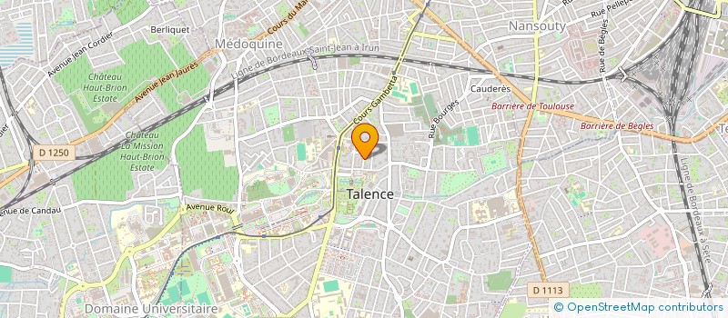 localisation de l'entreprise BSF-JEAN MICHEL GAUDIN  TALENCE