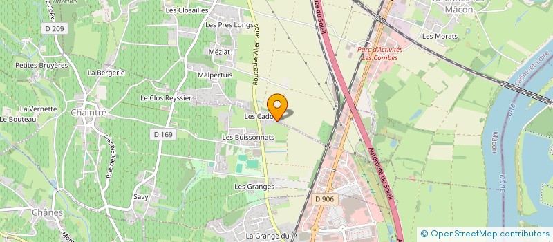 localisation de l'entreprise BSF MACON à MACON