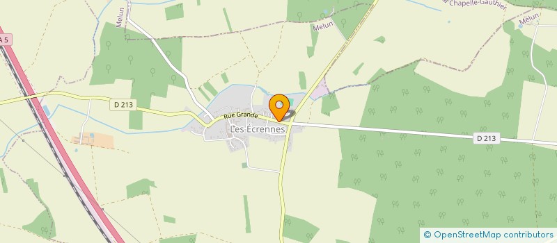 localisation de l'entreprise BSF MEDIA SUPPORT  ECRENNES (LES)