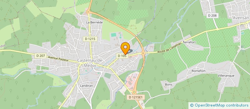 localisation de l'entreprise BSF MEDOC SARL  CASTELNAU-DE-MEDOC