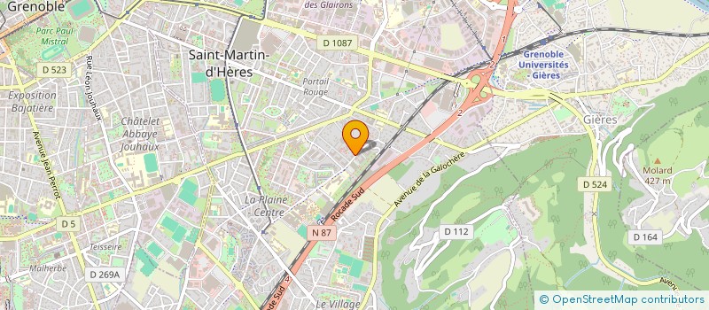 localisation de l'entreprise BSF MULTISERVICE 38  GRENOBLE