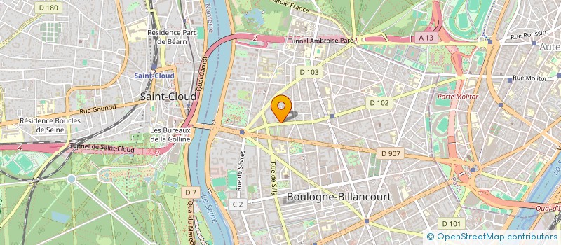 localisation de l'entreprise BSF PARTNER  PARIS